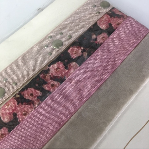 New set of 4 Anthropologie elastic headbands stretch - Picture 3 of 5